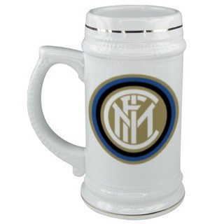 Пивная керамическая кружка с логотипом Интер Милан
