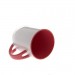 Красная кружка с ложкой с логотипом Аякс